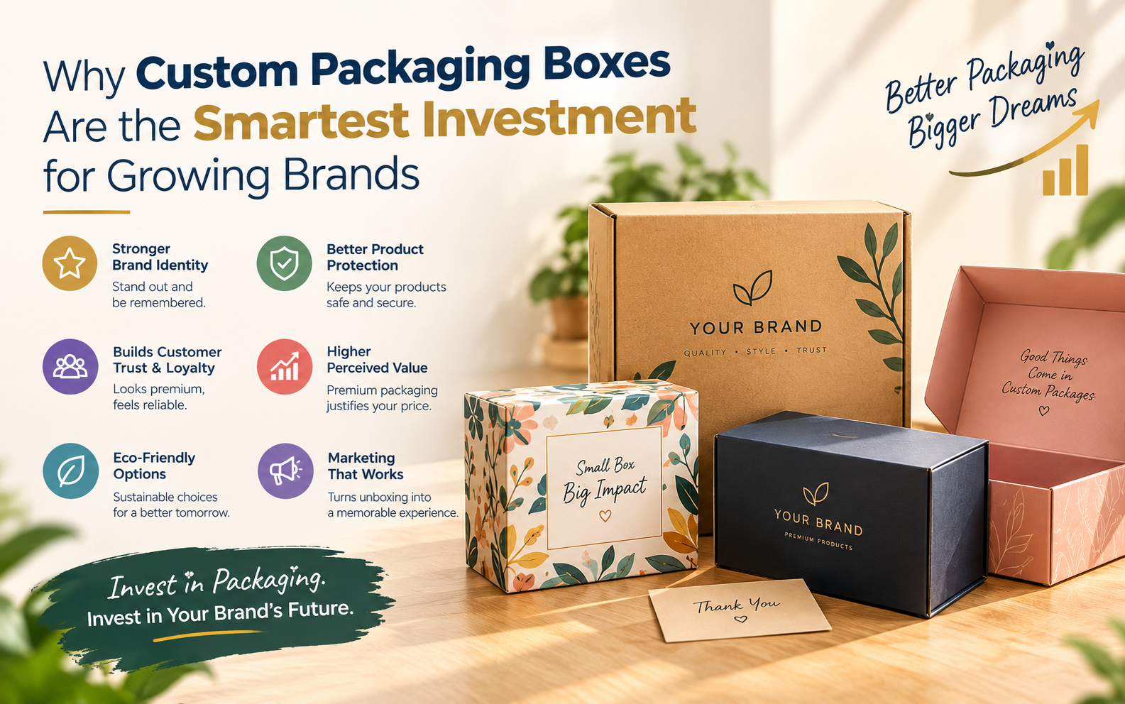 Why Custom Packaging Boxes Are the Smartest Investment for Growing Brands